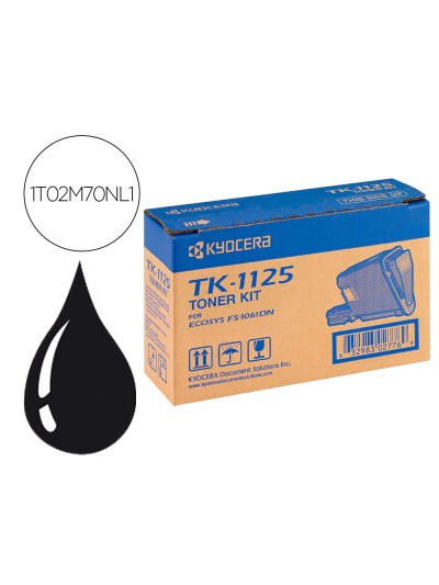 Toner tk1125 kyocera -mita fs-1061dn / 1325mfp negro