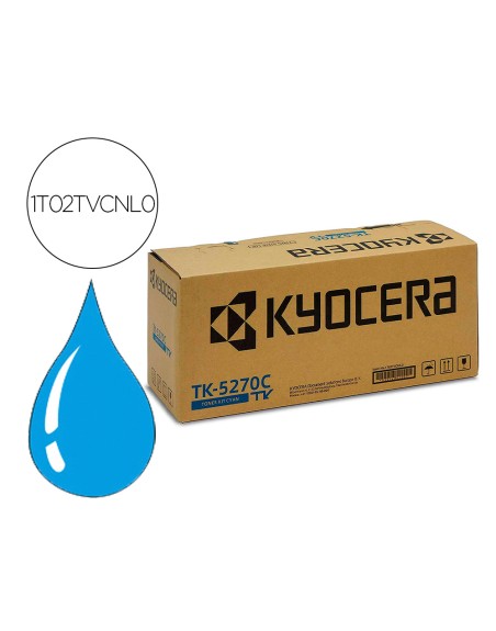 Toner kyocera tk5270c cian para ecosys m6230 / 6630cidn