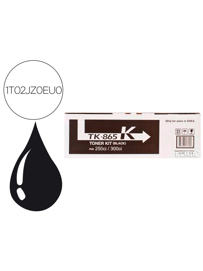 Toner kyocera -mita taskalfa 250ci / 300ci tk865k mfp toner negro Toner kyocera -mita taskalfa 250ci / 300ci tk865k mfp toner negro
