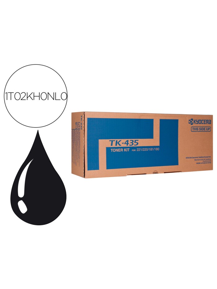 Toner kyocera -mita taskalfa 180 / 220 / 181 / 221 negro tk-435 Toner kyocera -mita taskalfa 180 / 220 / 181 / 221 negro tk-435