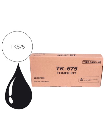 Toner kyocera -mita km-2560 negro tk-675