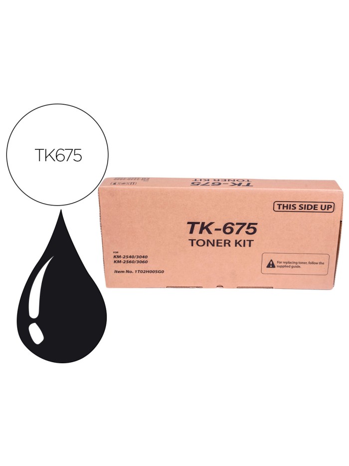 Toner kyocera -mita km-2560 negro tk-675 Toner kyocera -mita km-2560 negro tk-675