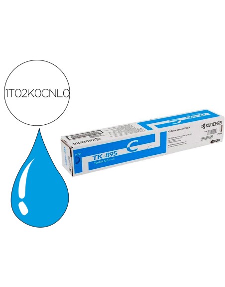 Toner kyocera -mita tk895c fsc-8020mcp / 8025mcp / c8520 / c8525 laser cian tk895c