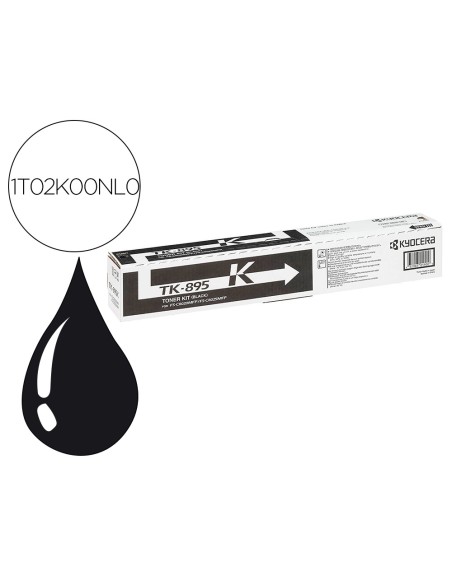 Toner kyocera mita fsc-/8020mcp / 8025mcp / c8520 / c8525 laser negro tk895k