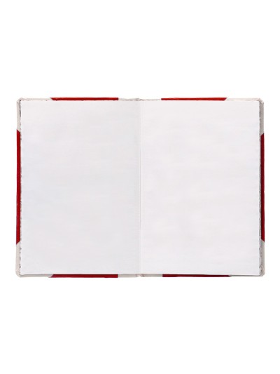 Libro cartone cosido fernandes flecha din a6+ liso 50 hojas 100 gr rojo