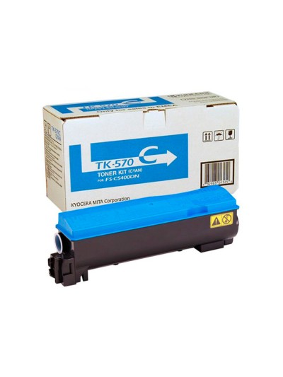 Toner kyocera laser tk570c para fs-5400 cian