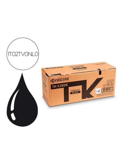 Toner kyocera tk5280k negro para ecosysm6235 / 6635cidn