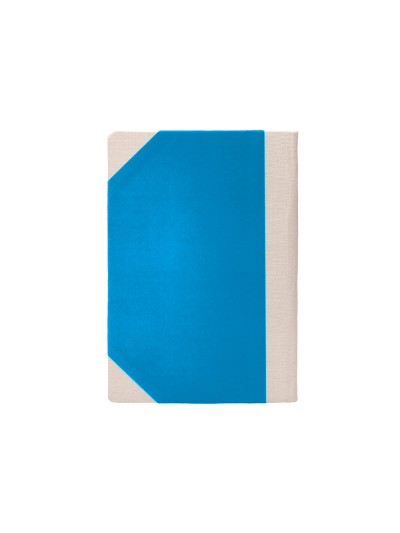 Libro cartone cosido fernandes flecha din a6+ liso 50 hojas 100 gr azul