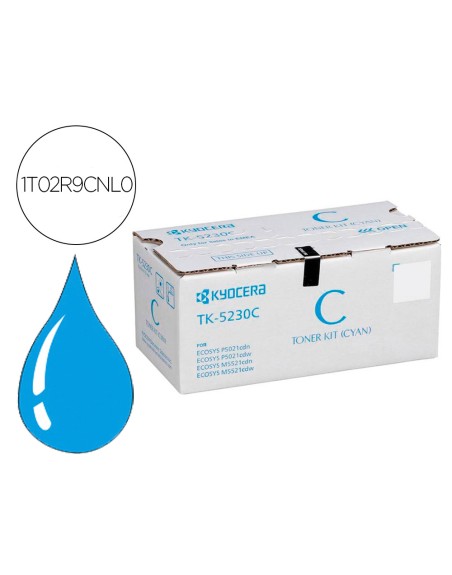 Toner kyocera mita tk-5230c cian m5521cdw 2200 pag