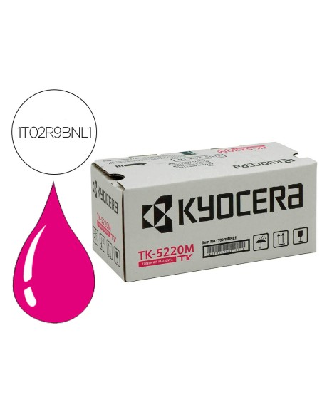 Toner kyocera mita tk-5220m magenta ecosys m5521cdw, ecosys m5521cdn 1200 pag