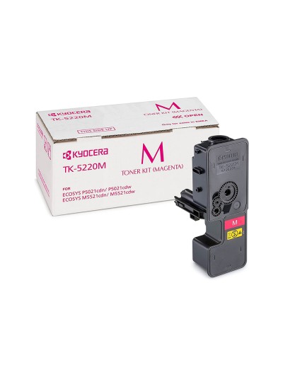 Toner kyocera mita tk-5220m magenta ecosys m5521cdw, ecosys m5521cdn 1200 pag
