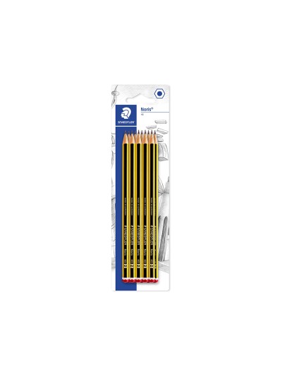 Lapices de grafito staedtler noris n.2 hb blister de 10 unidades