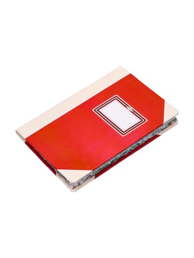 Libro cartone cosido fernandes flecha din a5+ rayado horizontal 50 hojas 100 gr rojo