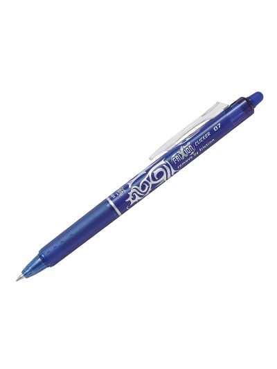 Boligrafo pilot frixion clicker borrable 0,7 mm punta media azul en blister