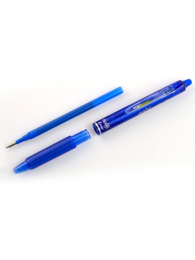 Boligrafo pilot frixion clicker borrable 0,7 mm punta media azul en blister