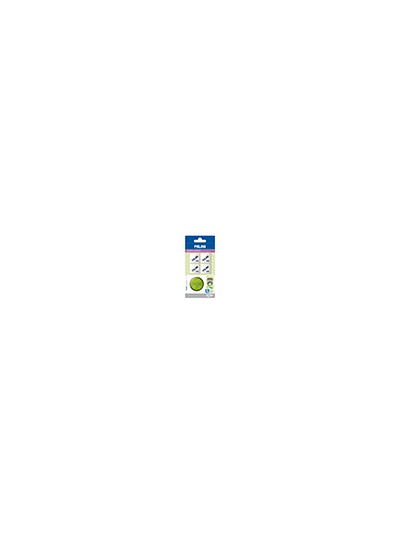 Sacapuntas milan spin plastico 1 uso + 4 gomas de borrar 430