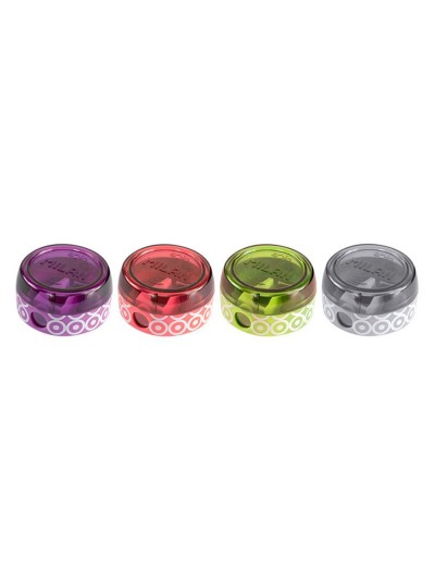 Sacapuntas milan spin plastico 1 uso + 4 gomas de borrar 430