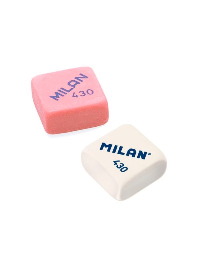 Goma de borrar milan 430 blister de 4 unidades