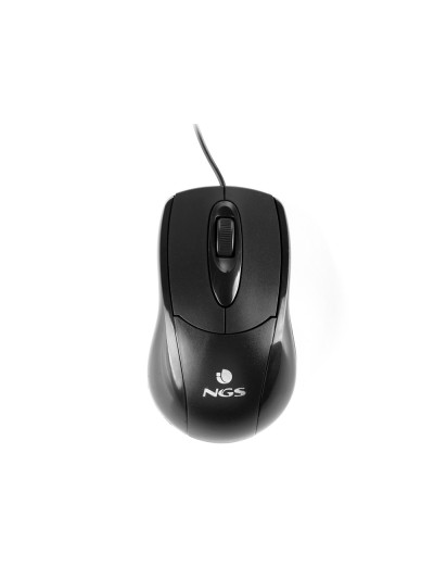 Set teclado y raton con cable ngs cocoa usb color negro