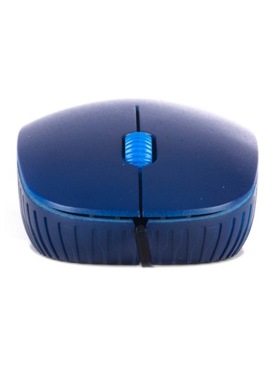 Raton ngs wired flame optico con cable 1000 dpi ambidiestros usb color azul