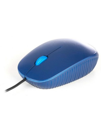 Raton ngs wired flame optico con cable 1000 dpi ambidiestros usb color azul