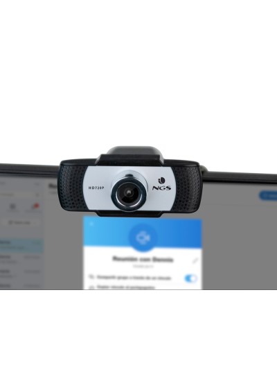 Camara webcam ngs xpresscam 720 hd 1280 x 720 con microfono 1 mpx usb 2.0