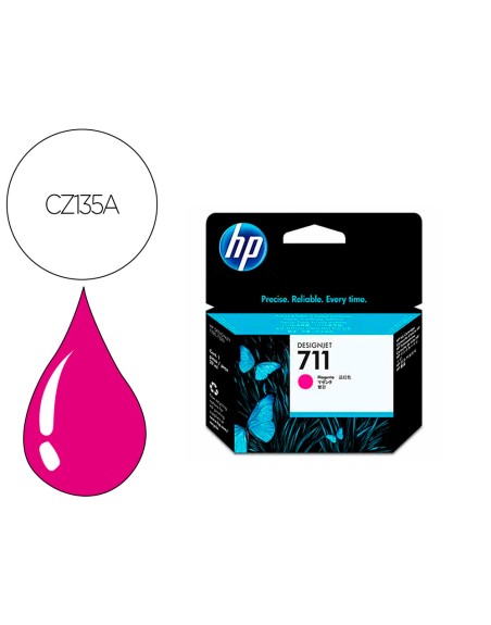 Ink-jet hp designjet t120/t520 magenta n 711 pack 3/1000 paginas