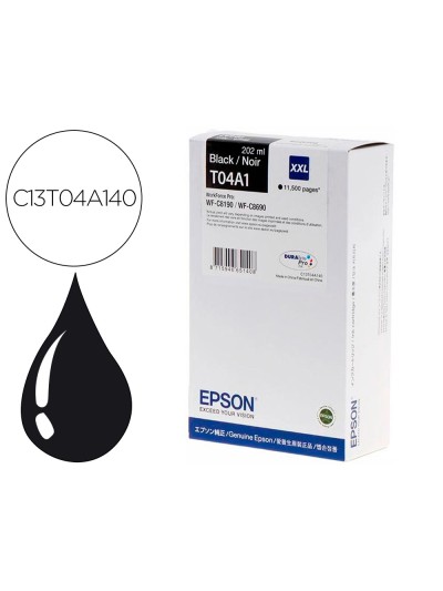 Ink-jet epson wf-c8190 / wf-c8690 xxl negro