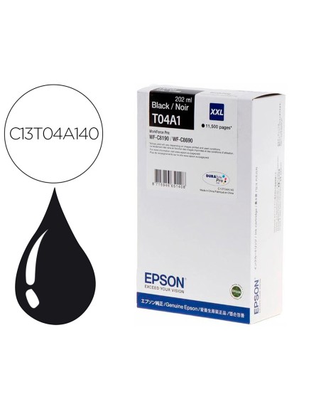 Ink-jet epson wf-c8190 / wf-c8690 xxl negro