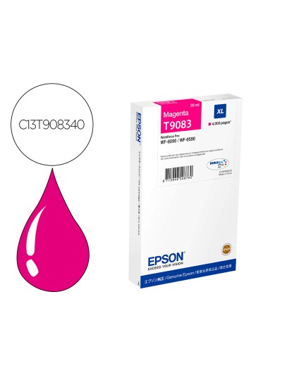 Ink-jet epson wf-6590dwf/wf-6090dw magenta xl