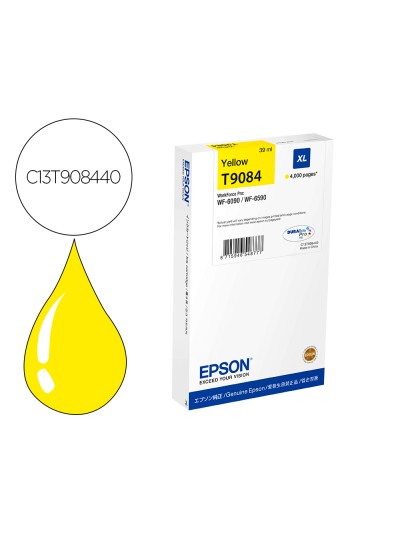 Ink-jet epson wf-6590dwf/wf-6090dw amarillo xl