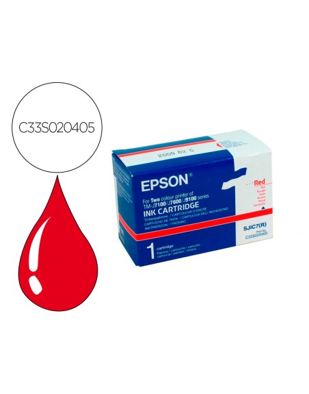 Ink-jet epson tm-j 7100/7600 rojo