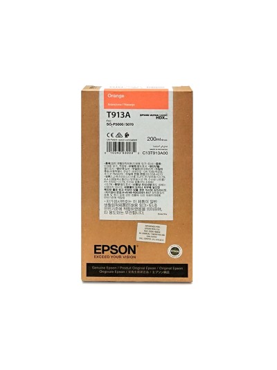 Ink-jet epson t913a orange ink 200ml