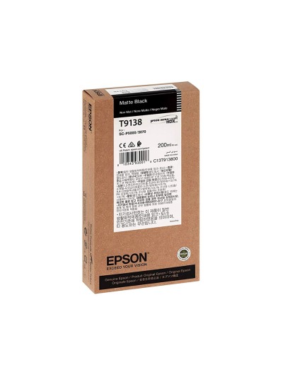 Ink-jet epson t9138 matte negro ink 200ml