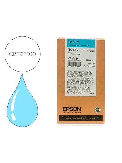 Ink-jet epson t9135 light cian ink 200ml