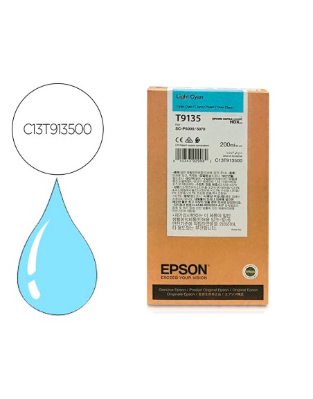 Ink-jet epson t9135 light cian ink 200ml