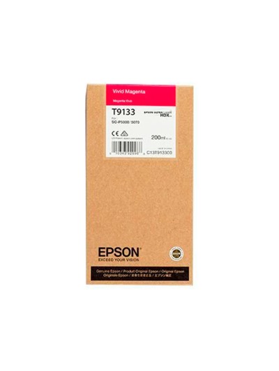 Ink-jet epson t9133 vivid magenta ink 200ml