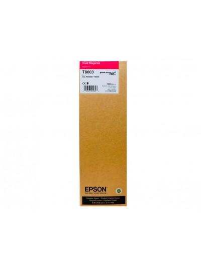 Ink-jet epson singlepack vivid magenta t800300 ultrachrome pro 700ml