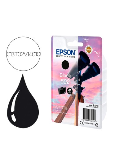 Ink-jet epson singlepack negro 502 ink