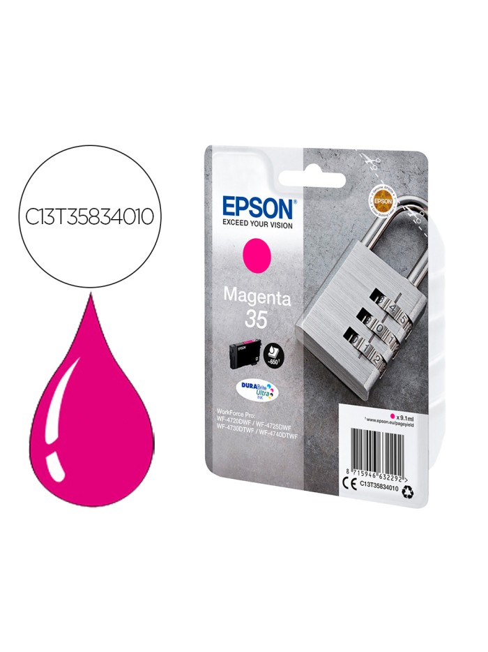 Ink-jet epson singlepack magenta 35 durabrite ultra ink Ink-jet epson singlepack magenta 35 durabrite ultra ink