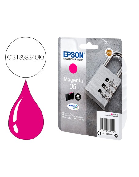 Ink-jet epson singlepack magenta 35 durabrite ultra ink