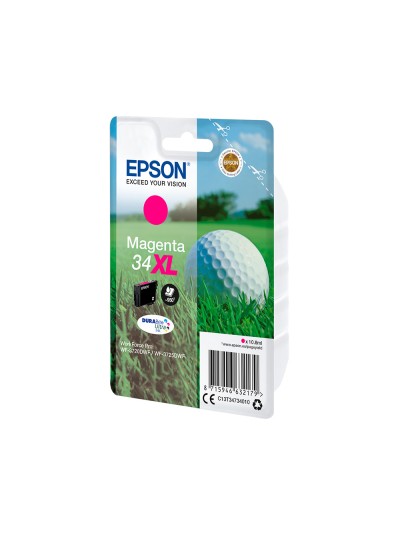 Ink-jet epson work force pro wf-3720dwf/3725dwf magenta 34xl durabrite ultra ink 950 paginas
