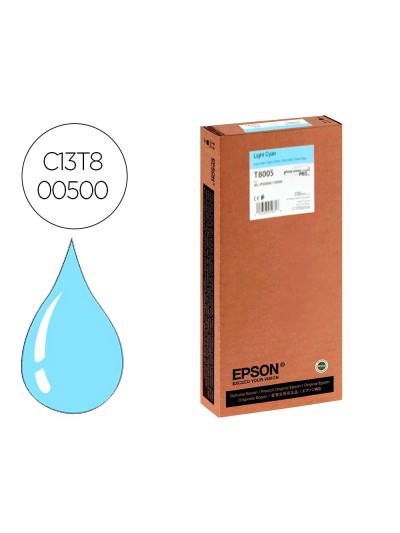Ink-jet epson singlepack light cian t800500 ultrachrome pro 700ml