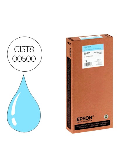 Ink-jet epson singlepack light cian t800500 ultrachrome pro 700ml