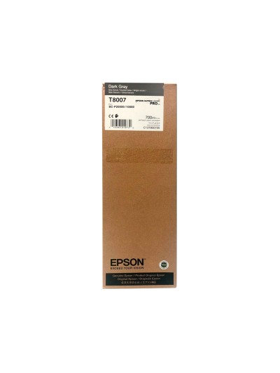 Ink-jet epson singlepack dark gray t800700 ultrachrome pro 700ml