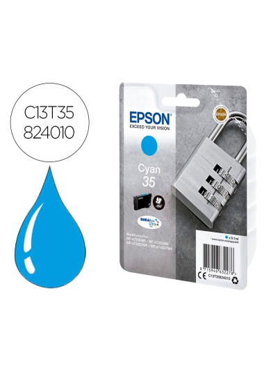 Ink-jet epson singlepack cian 35 durabrite ultra ink
