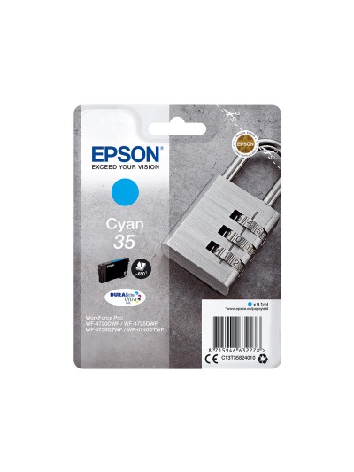 Ink-jet epson singlepack cian 35 durabrite ultra ink