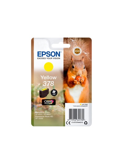 Ink-jet epson singlepack amarillo 378 claria photo hd ink