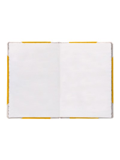 Libro cartone cosido fernandes flecha din a5+ liso 50 hojas 100 gr amarillo
