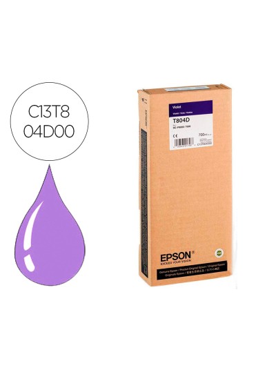 Ink-jet epson gf surecolor serie sc-p violeta ultrachrome hdx/hd 700ml